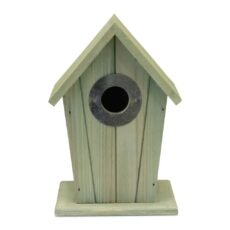 5051054301792 1 CJ Wildlife Green Cabin Wooden Bird Box.jpg